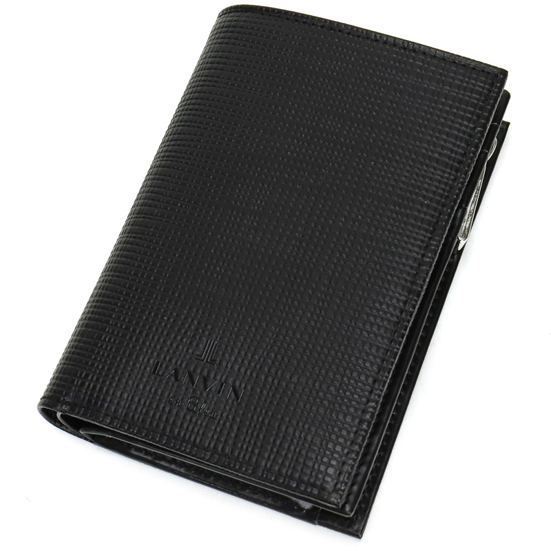 LANVIN en Bleu ランバンオンブルー ゼブダ 二つ折り財布 小銭入れあり