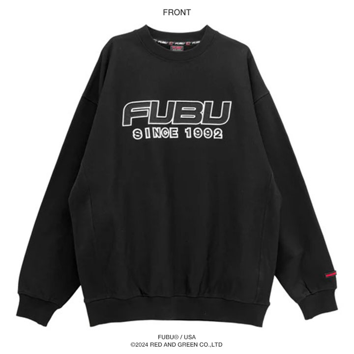 FUBU（フブ） トレーナー ブランド スケボー 長袖 スウェット 裏パイル