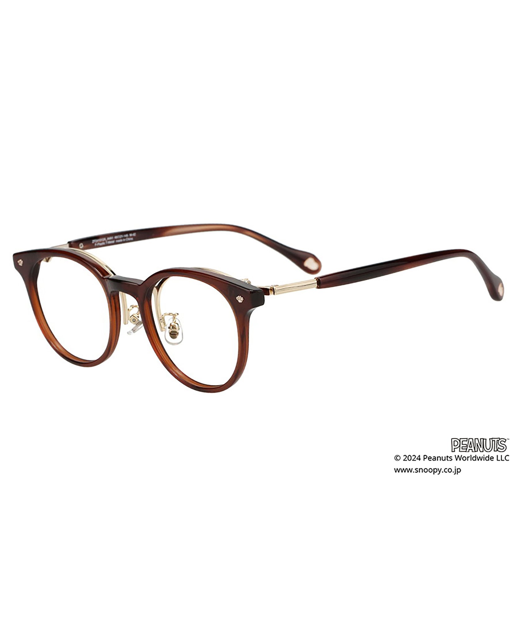 Zoff（ゾフ） メガネ メンズ レディース PEANUTS、ピーナッツ、SNOOPY