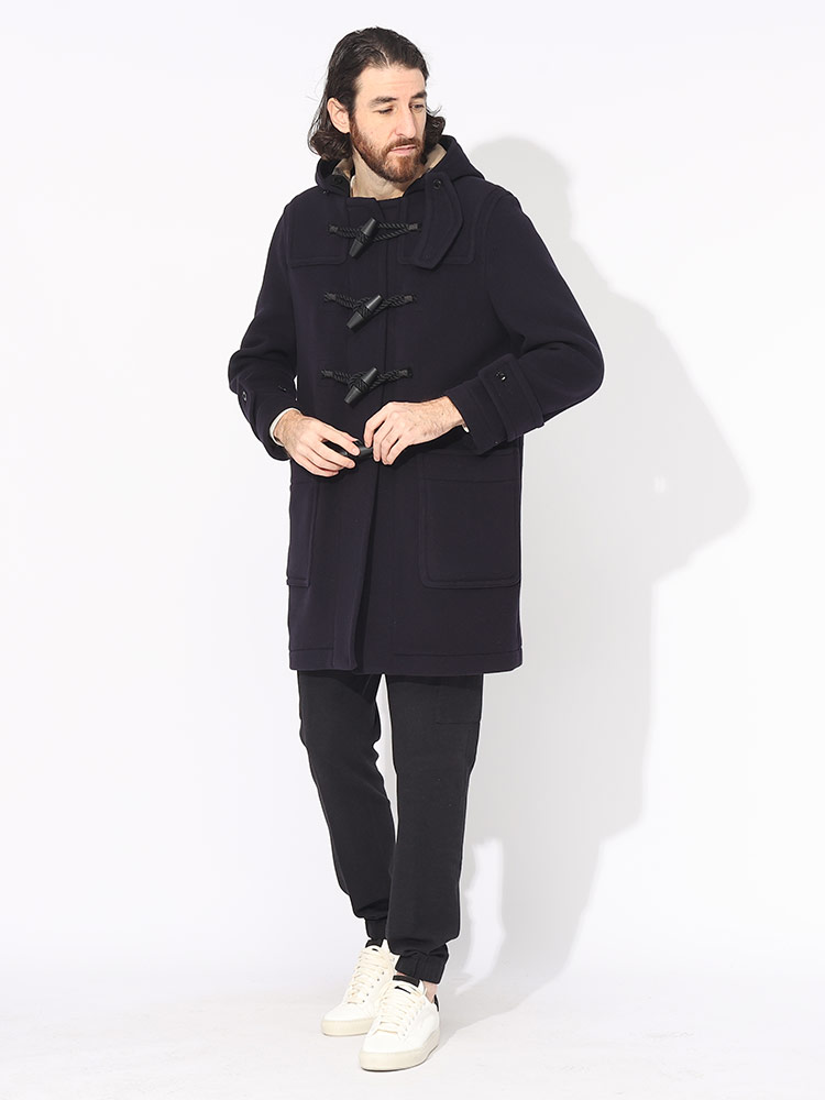 BURBERRY（バーバリー） コート メンズ ダッフルコート 紺 ネイビー