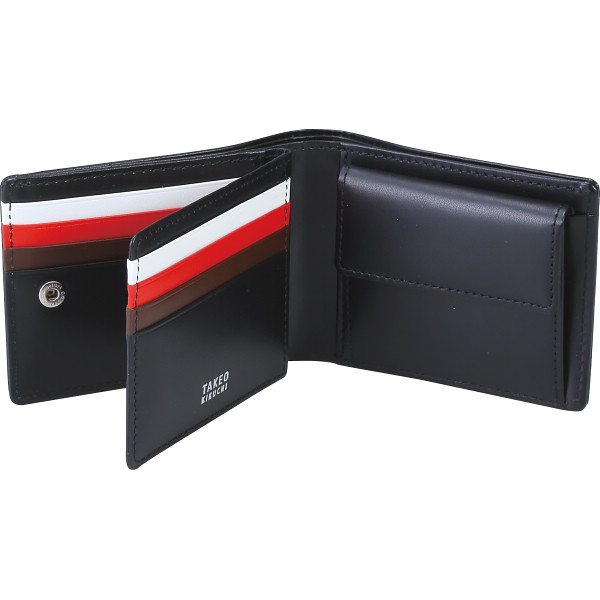 タケオキクチ 中ベラ付き二つ折り財布 | シャディギフトモール