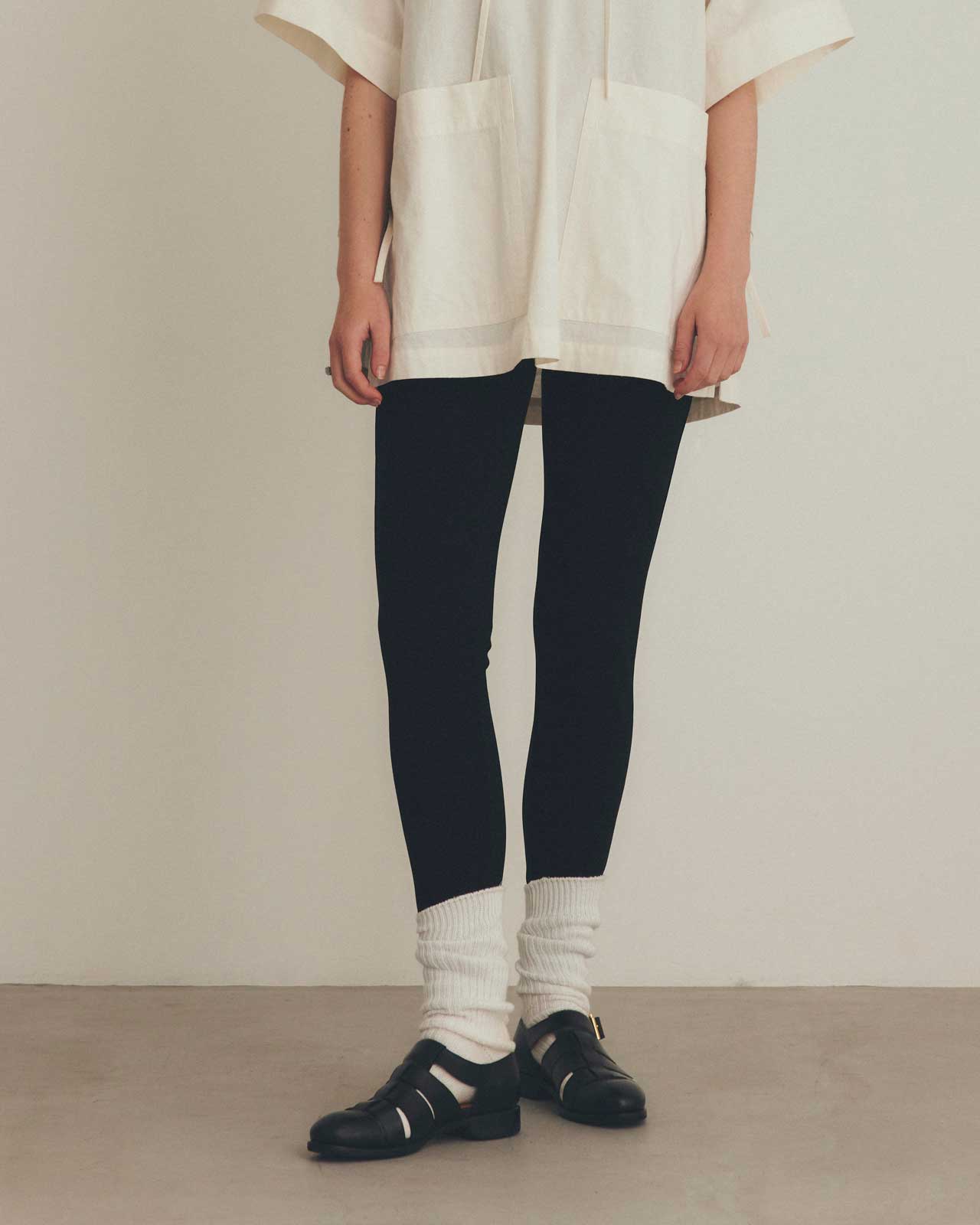 Shinzone（シンゾーン）】KNIT GEORGETTE LEGGINGS レギンス