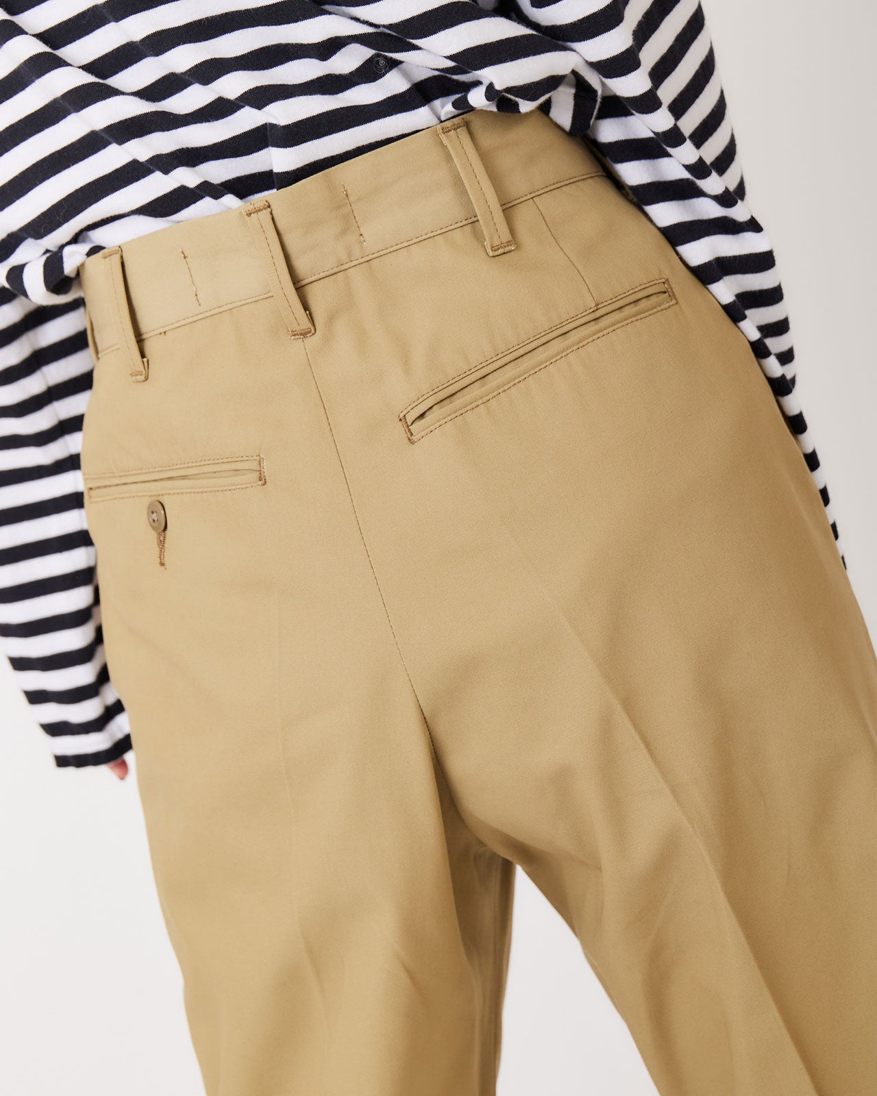 Shinzone（シンゾーン）】 WASHED HIGH WAIST CHINO 定番チノパンツ