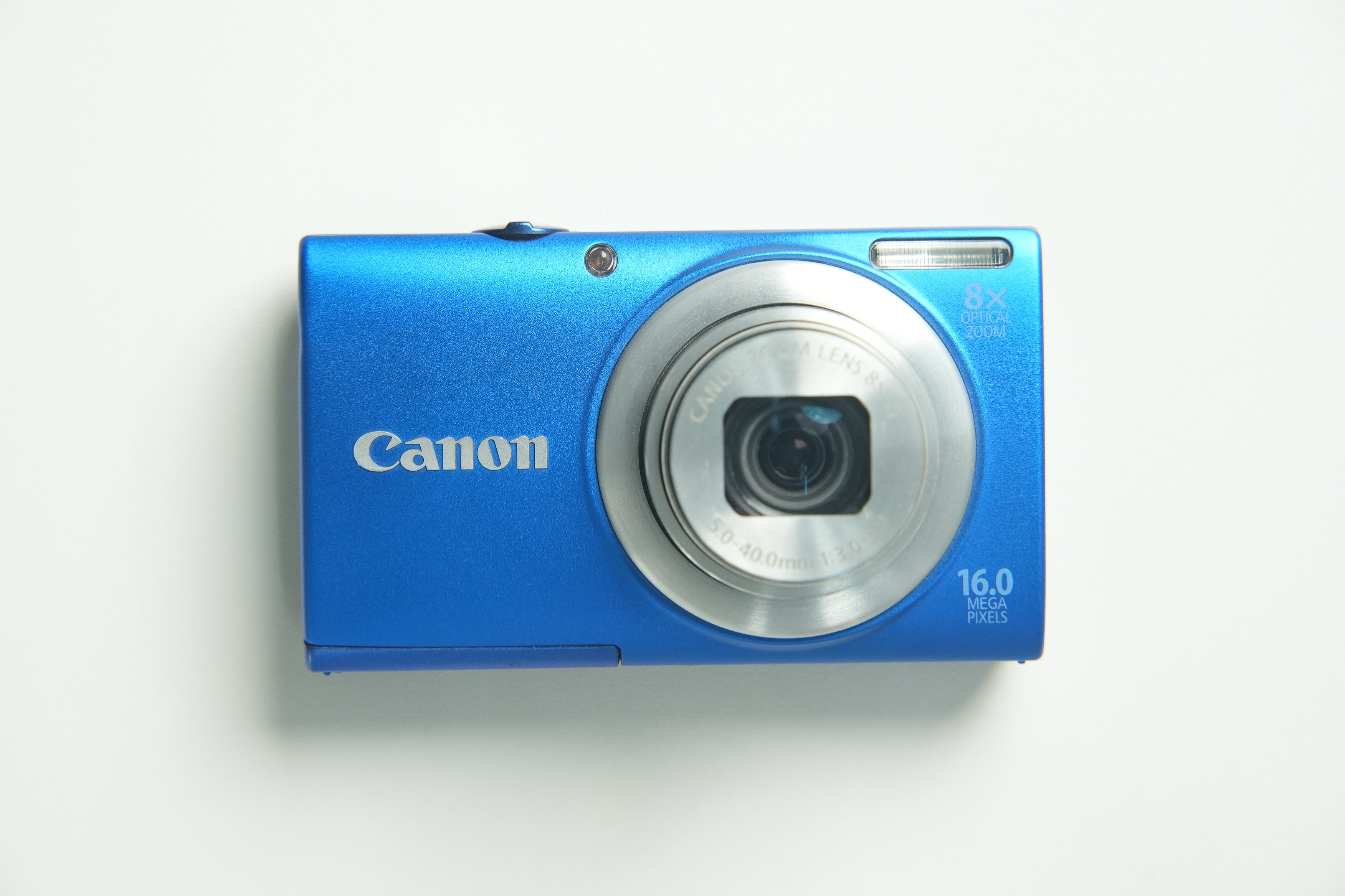 Canon PowerShot A4000IS Digital Camera - Matte Blue – ShutterHouse