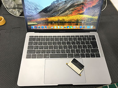 MacBook Pro 2017のSSD交換 起動できない修理 | パソコン修理ならPC本舗