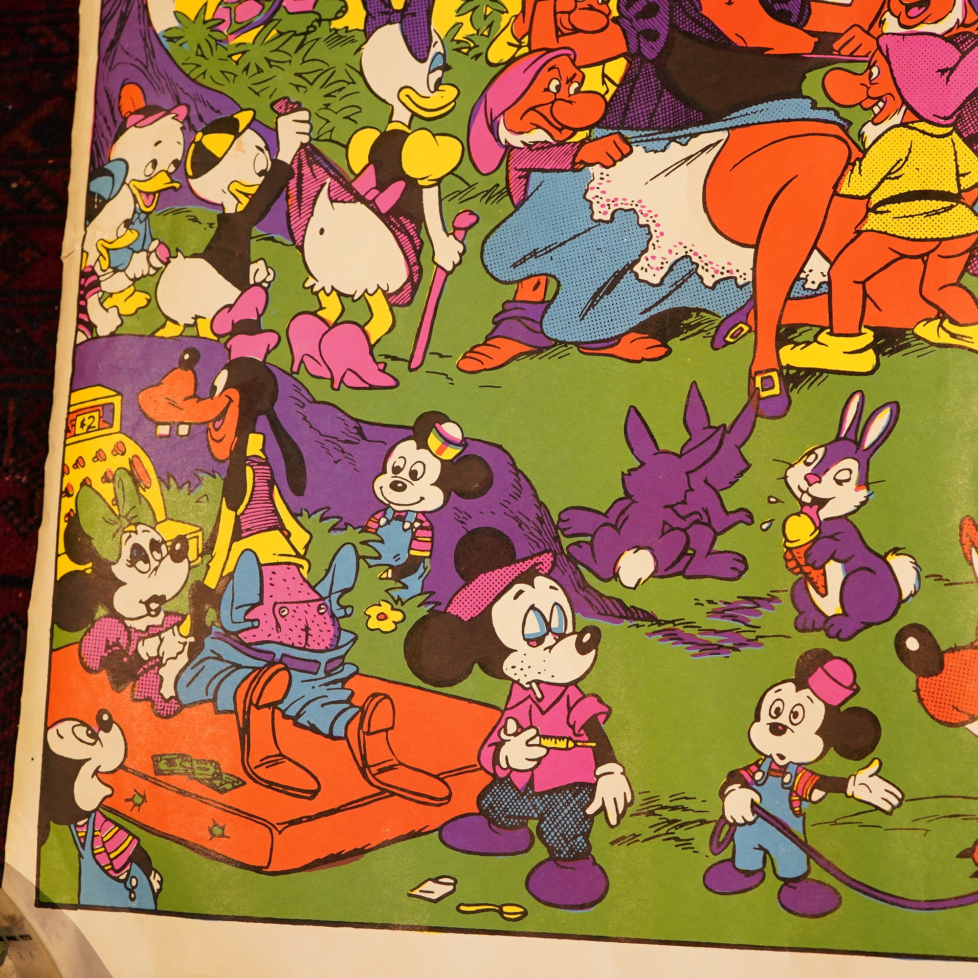 1960's The Disneyland Memorial Orgy サイケデリックポスター – SK OLDIES