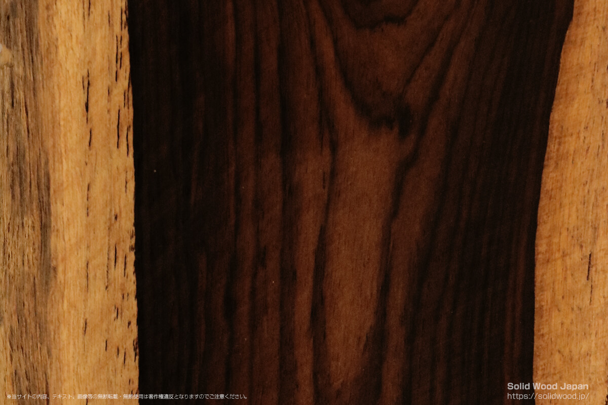 カリマンタンエボニーの一枚板 | 無垢材とは | 一枚板比較