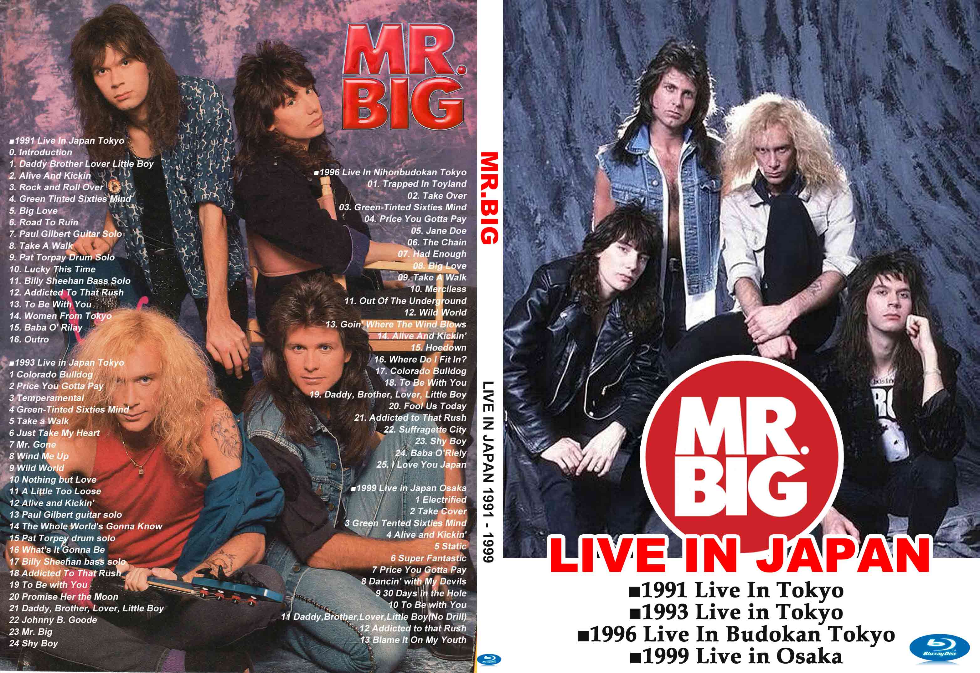 ブルーレイ MR.BIG ジャパン1991-1999 ミスター・ビッグ Blu-ray