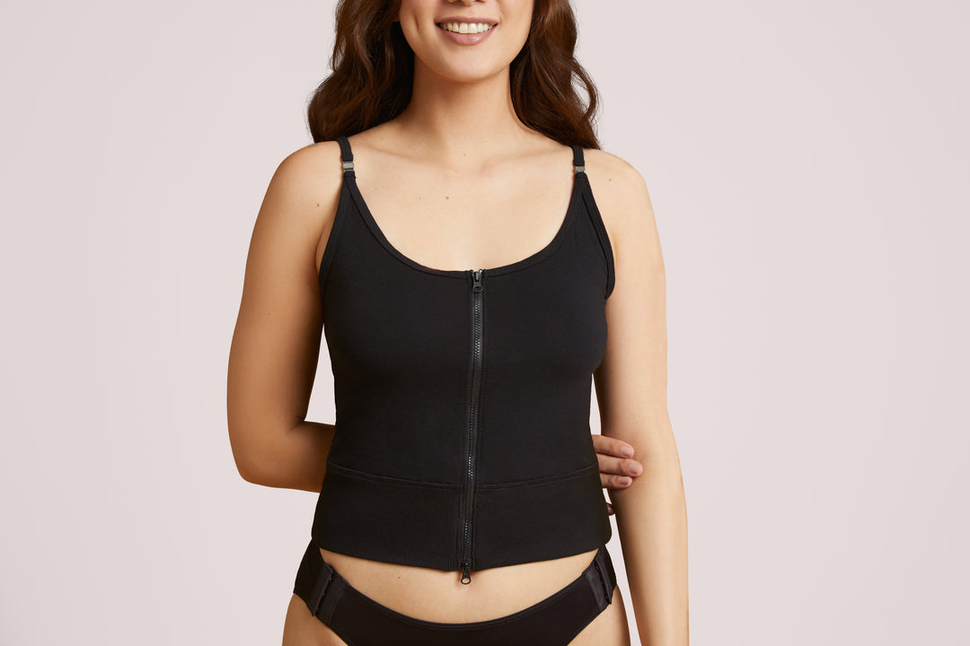 Adaptive Front Zip Cami | Slick Chicks