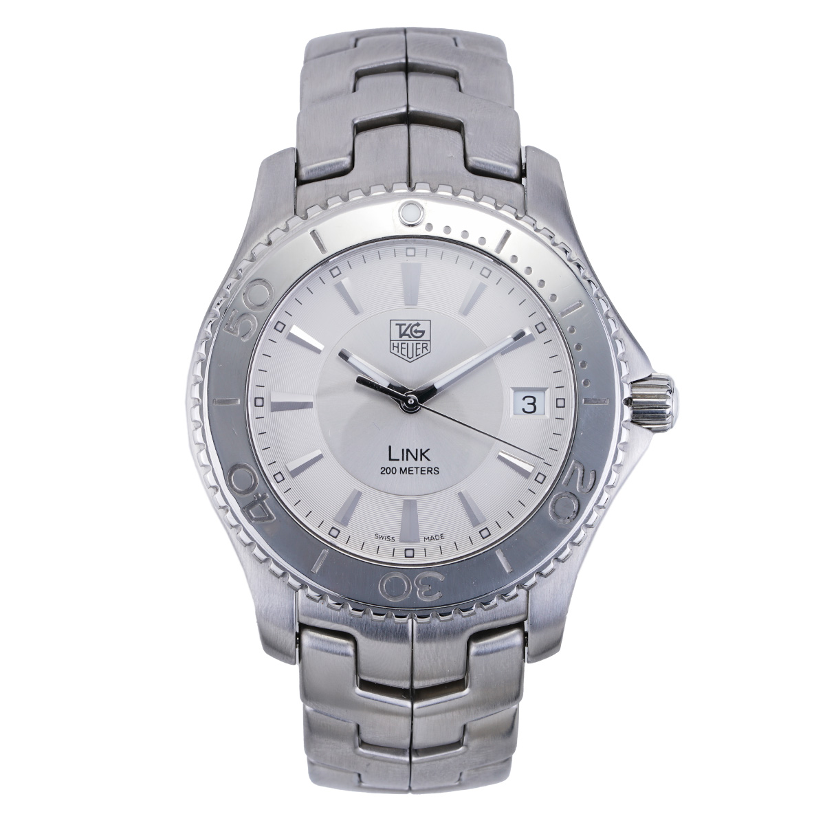 TAG Heuer Link Silver Circa 2010 | New York Jewelers Chicago
