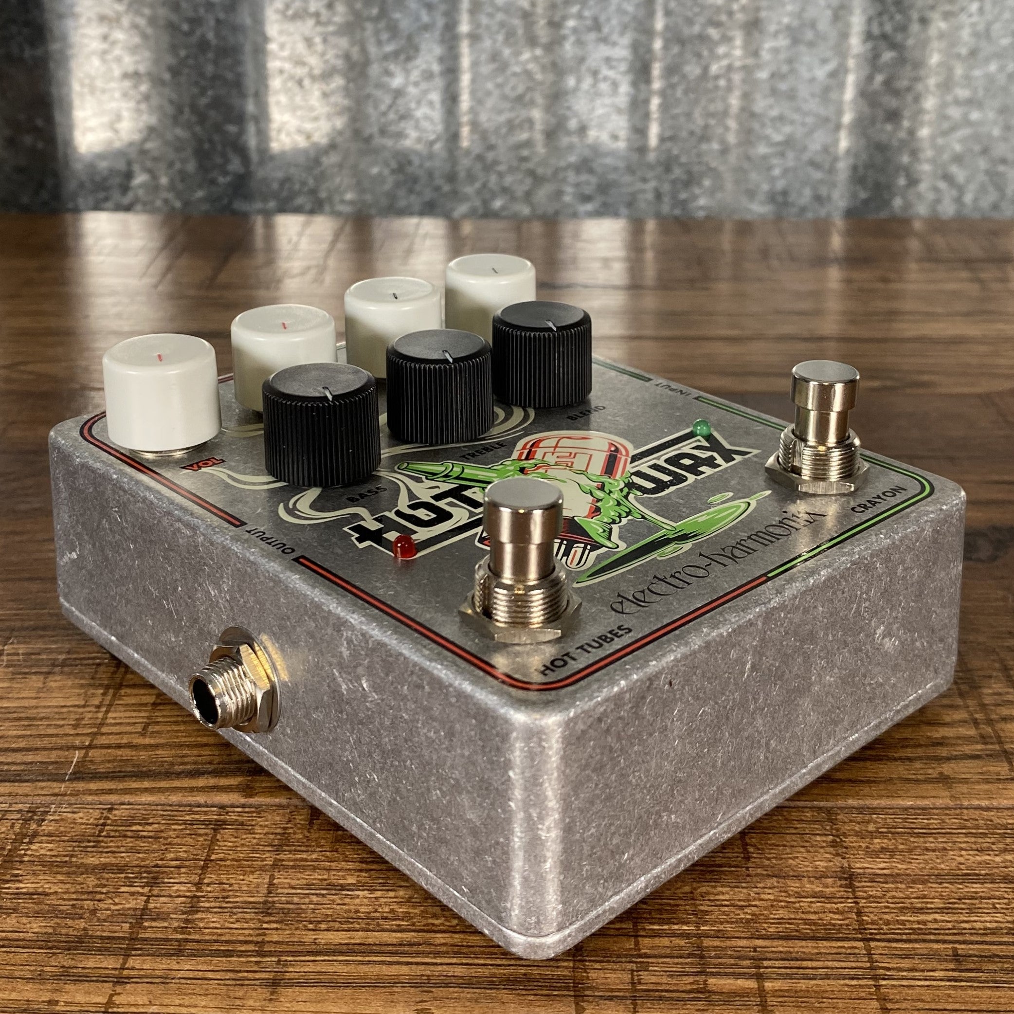 Electro-Harmonix EHX Hot Wax Dual Overdrive Hot Tubes Crayon