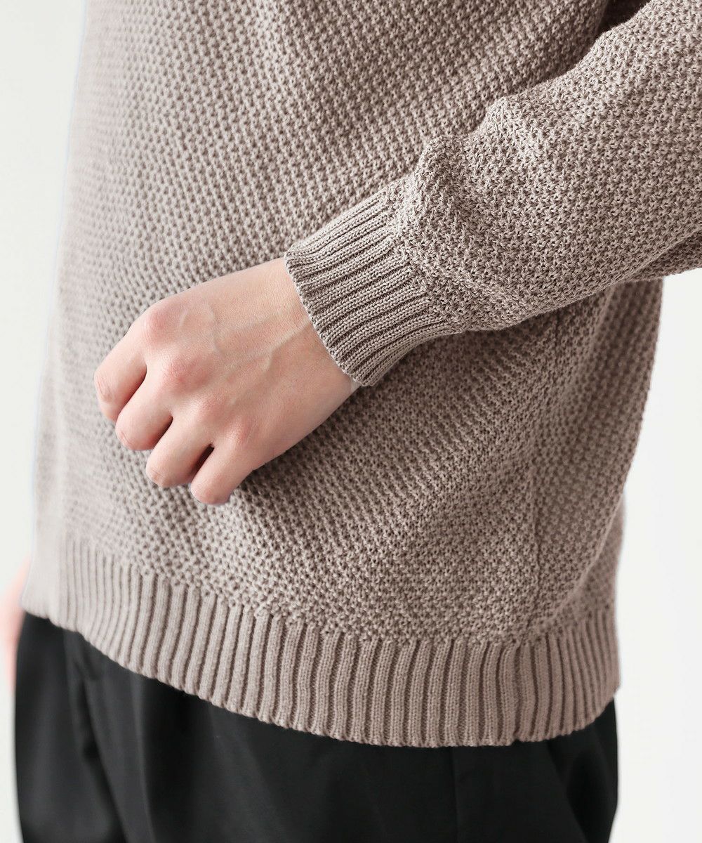 ウォッシャブル12G鹿の子編みクルーネックニット | 【公式】SPU スプ