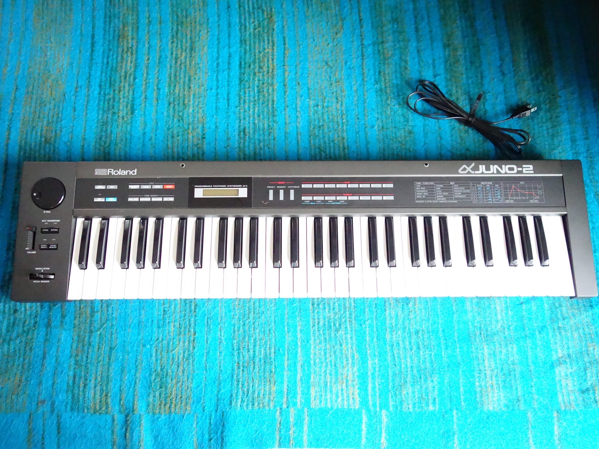 ジャンク Roland αJUNO-2 JU-2 プログラマブルシンセサイザー Roland