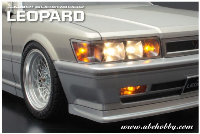 1/10ボディ ニッサン・レパード(F31前期型) [ABC-67130] - スーパー