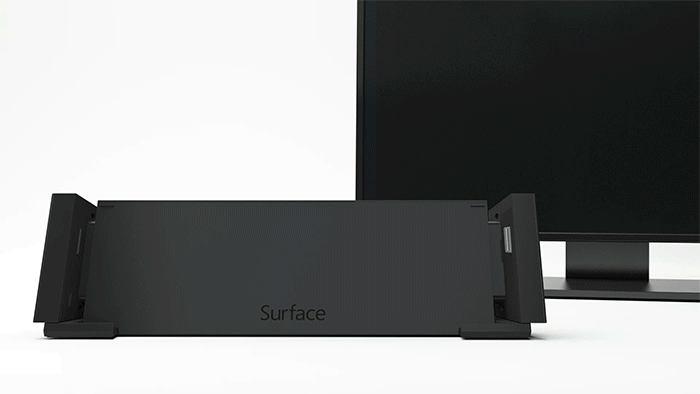 Surface Pro 3 以前のモデルには Surface ドッキング ステーションを