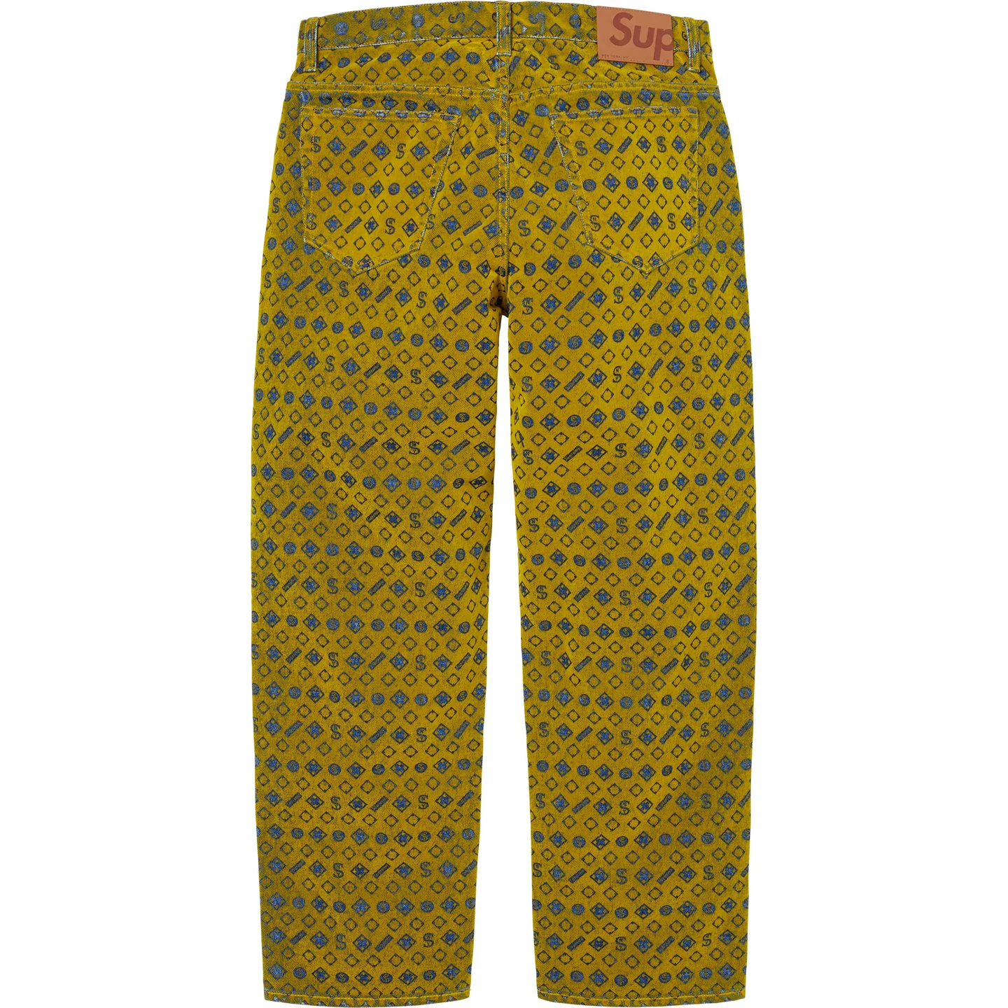 Flocked Loose Fit Jean | Supreme 24fw