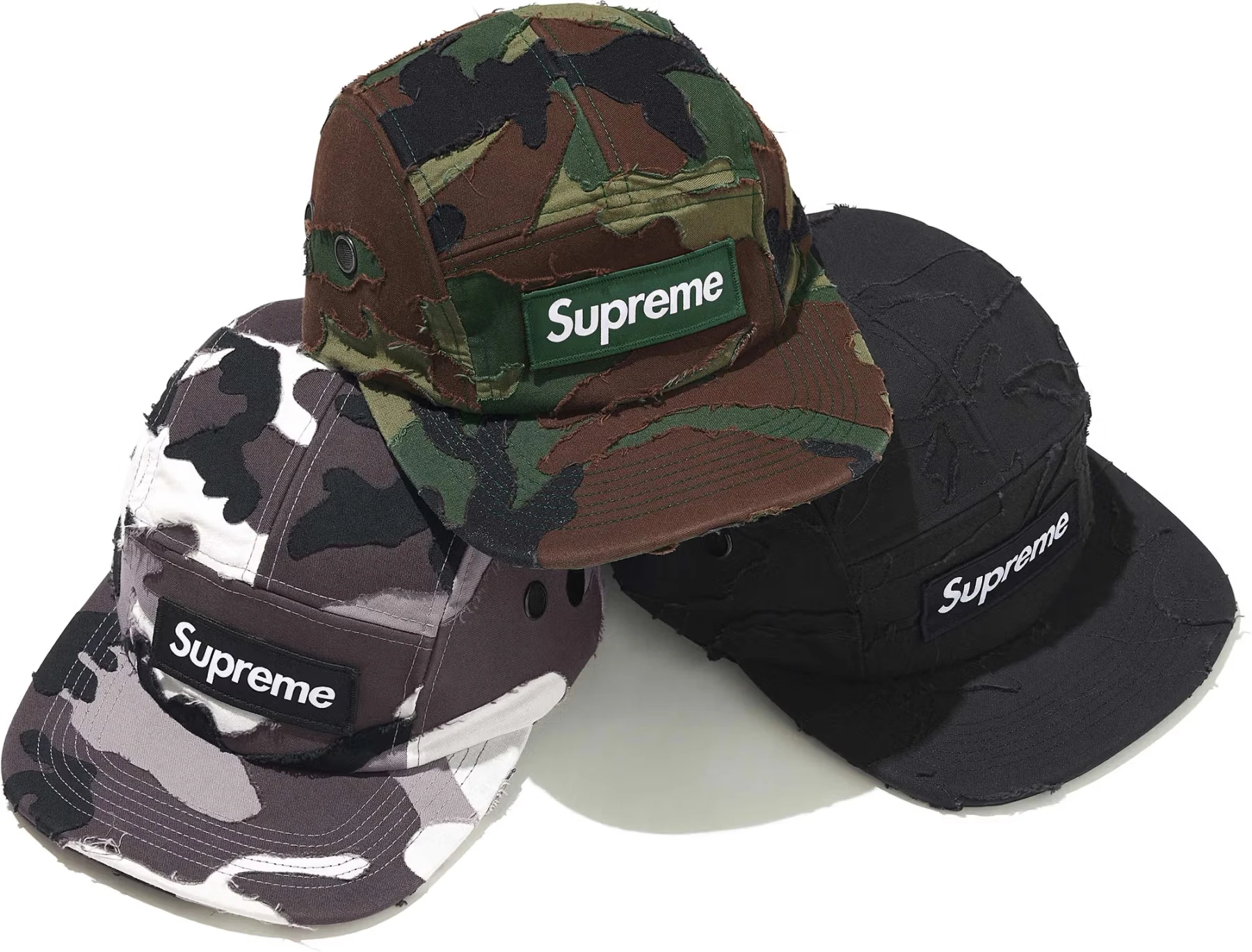 Layered Camo Camp Cap | Supreme 25ss