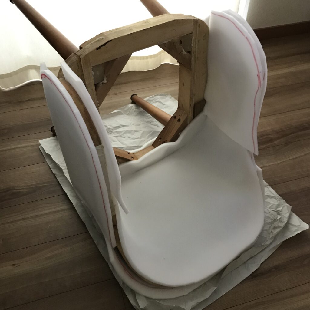 unico RICK arm chair 生地の張替えは出来る?全て自分でやってみました