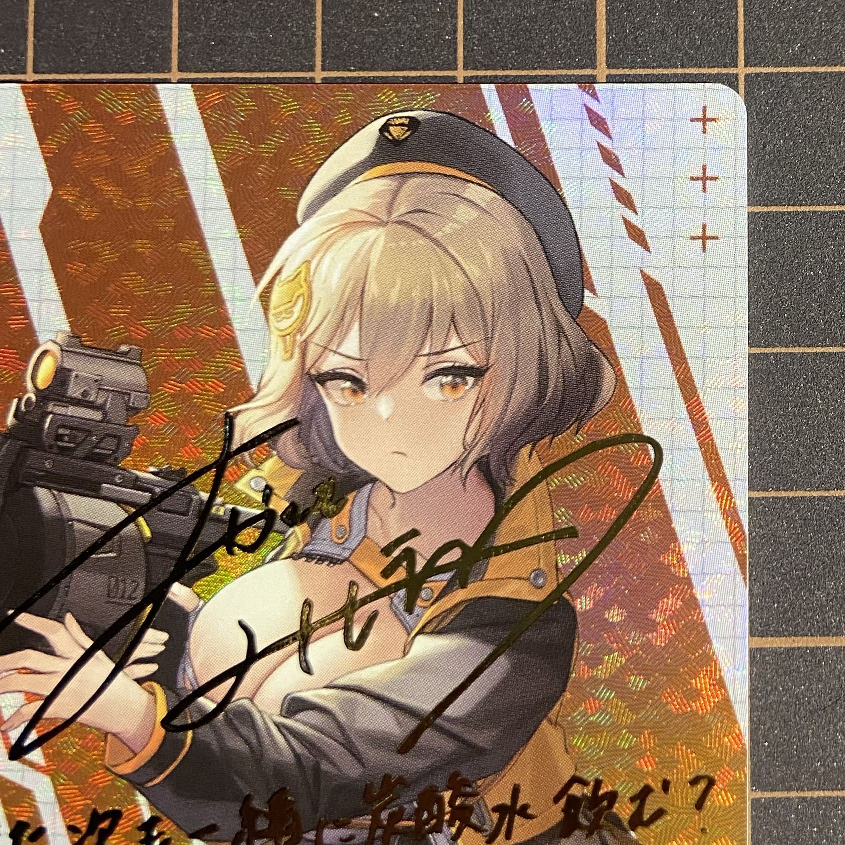 NIKKE DUEL ENCOUNTER アニス 限定箔押しサインカード 1枚の通販 白崎