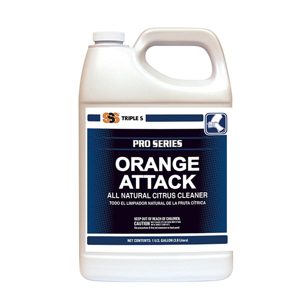 SSS Orange Attack All Natural Citrus Solvent Cleaner, 4/1 Gal