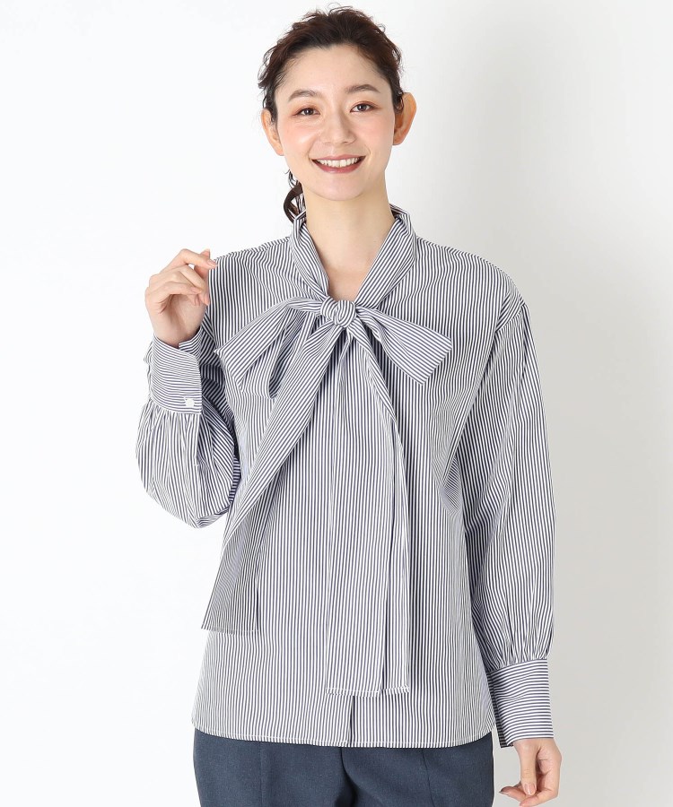 前後2WAYボウタイカラーブラウス（シャツ・ブラウス） | ZAMPA（ザンパ