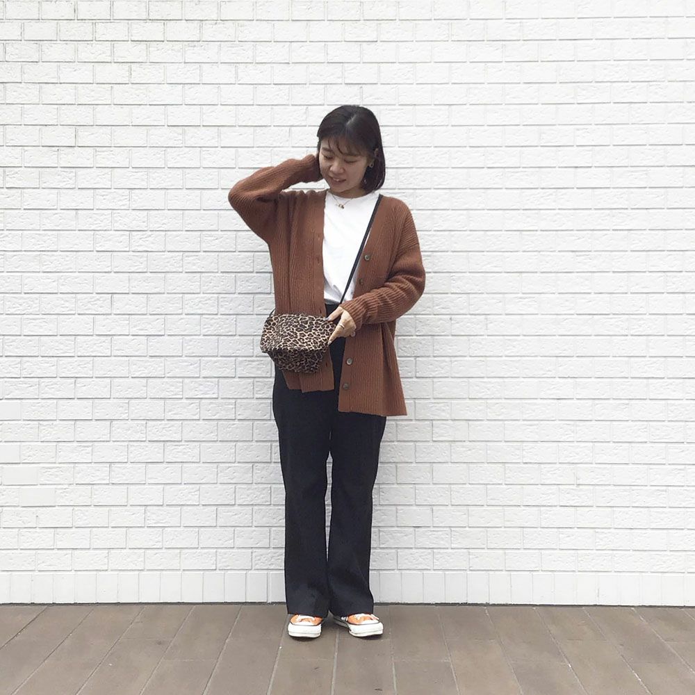 エルベシャプリエ Herve Chapelier 2885F レオパード (ナイロン舟型