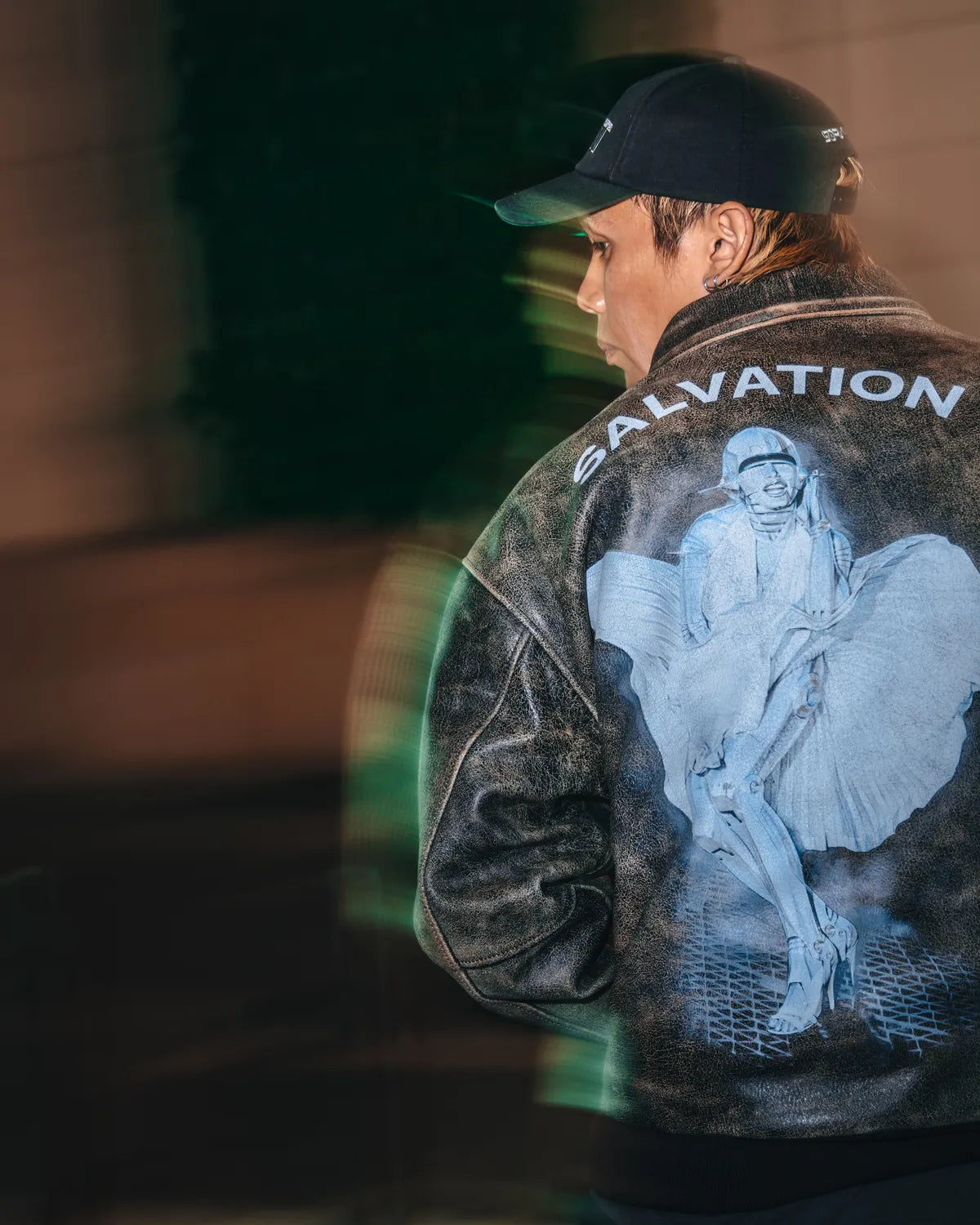 SAINT M×××××× (セントマイケル) × SORAYAMA / SRYM_LEATHER A2 JKT