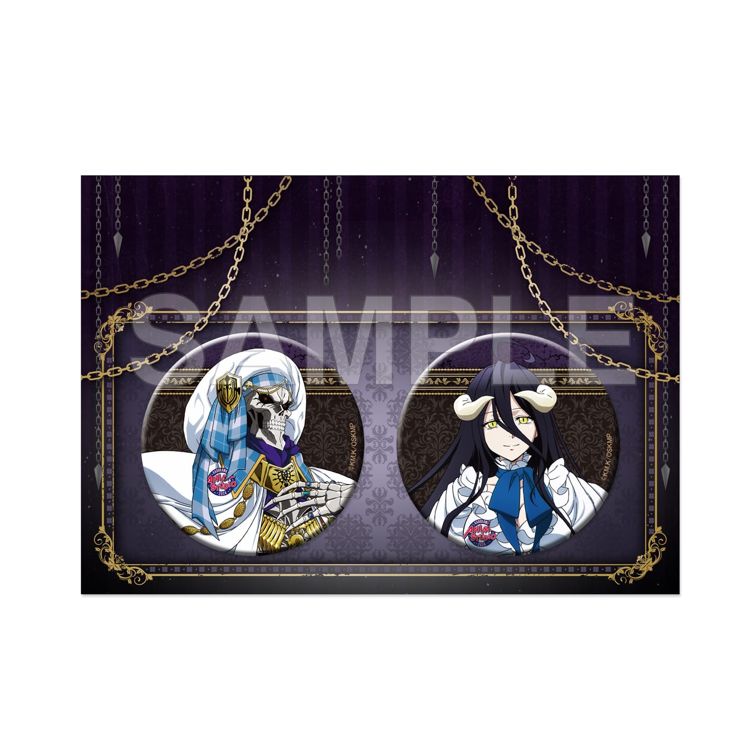 劇場版「オーバーロード」聖王国編 缶バッジセット ANIME STUDIO ver