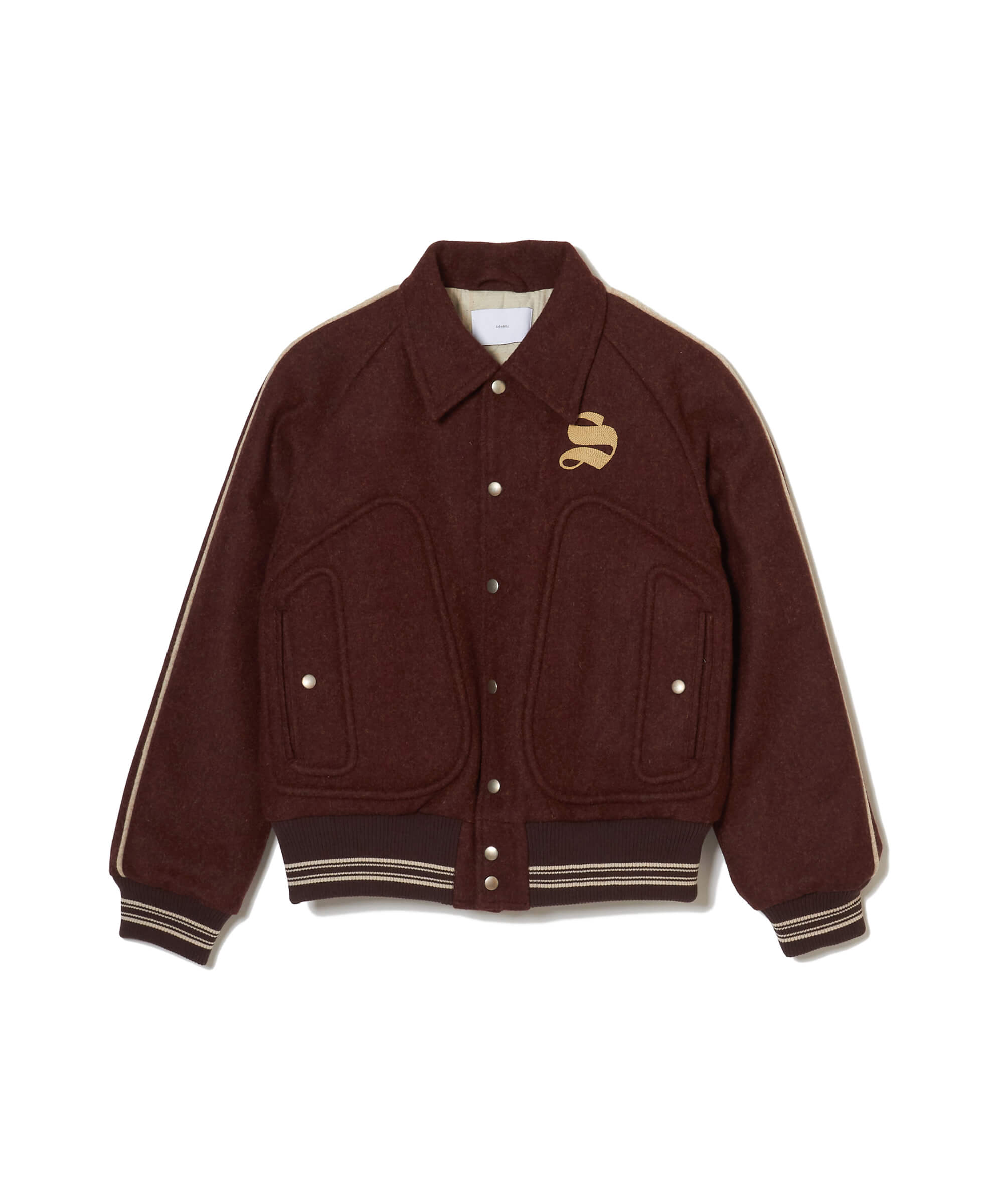 WOOL MELTON STADIUM JACKET – SUGARHILL TOKYO