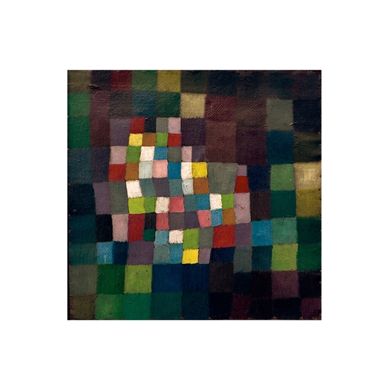 アフロプリント パウル・クレー 『花ひらく木をめぐる抽象』 額縁付き