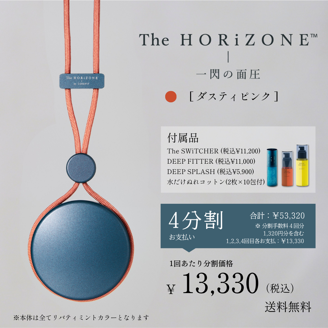 4ヶ月払コース＞The HORiZONE スキンケアキット（グリップコード