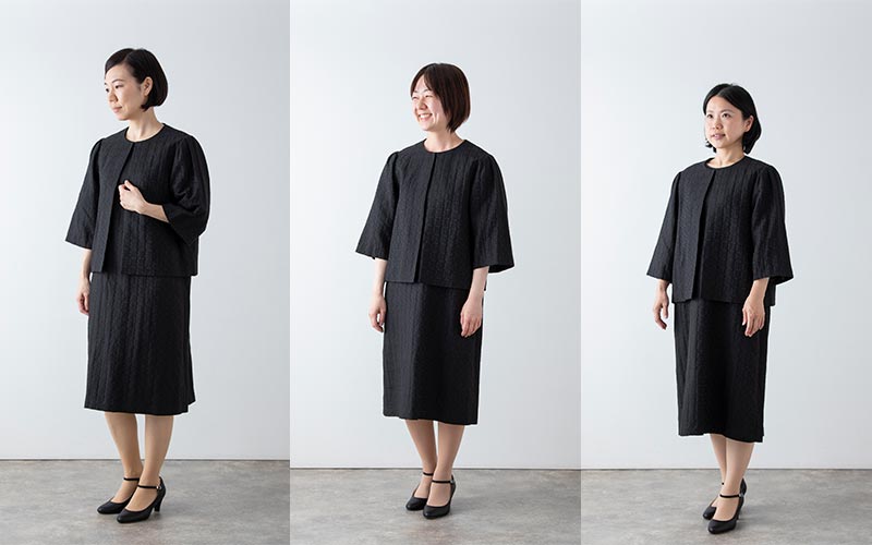 身長別着用レビュー】セミフォーマル「四葉紋のワンピース」 | 中川政