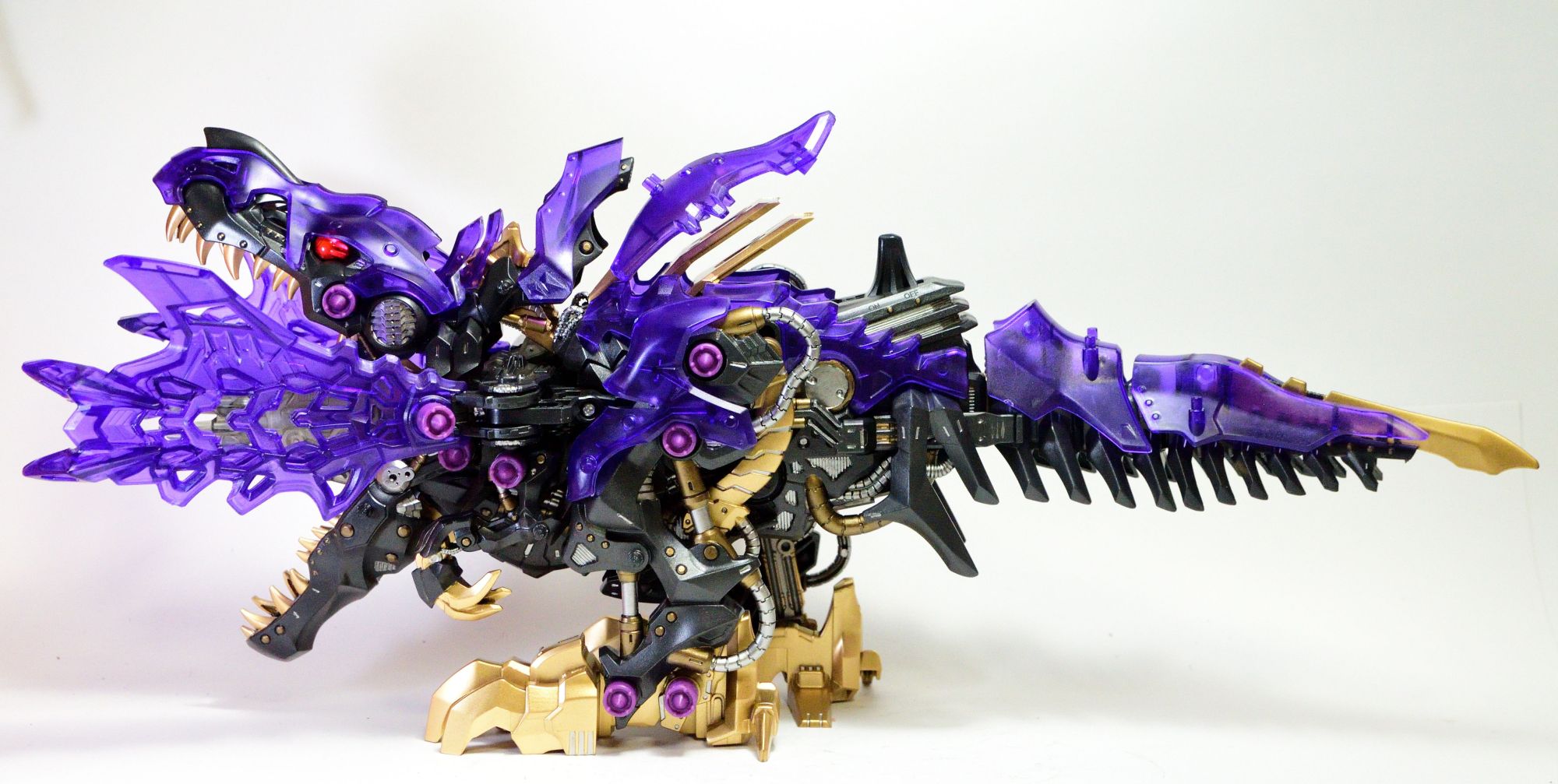 ゾイドワイルド デスレックス紫龍形態の塗装に挑戦！ | ゾイドワイルド