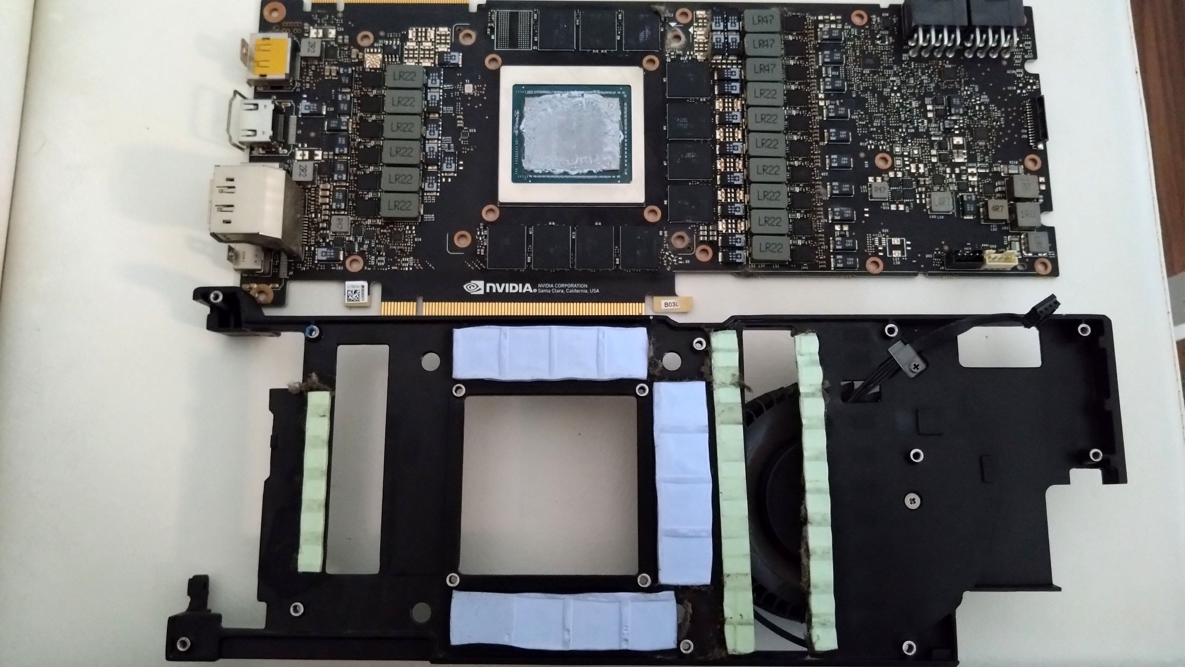 グラボのサーマルパッド交換 | タイムイズマネー