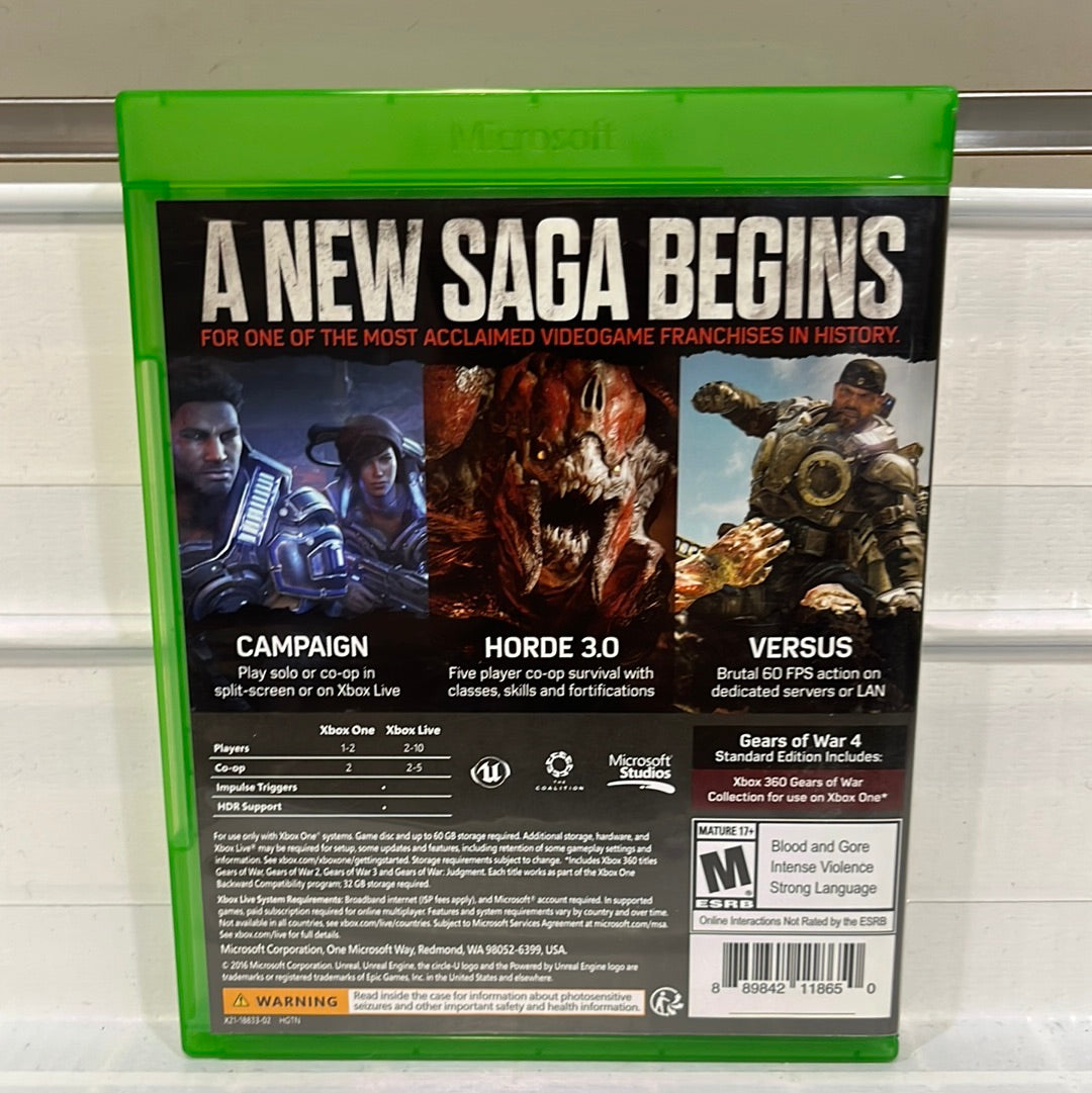 Gears of War 4 - Xbox One – Stateline Video Games Inc.