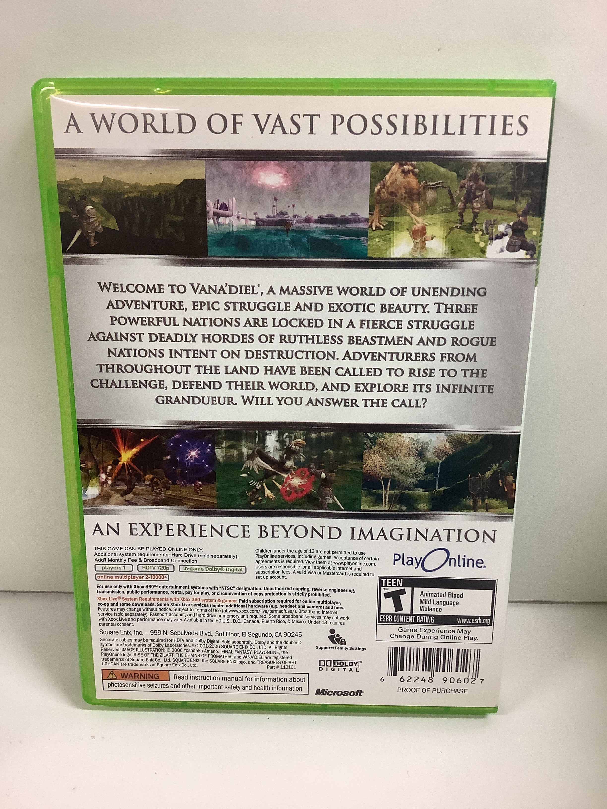 Final Fantasy XI - Xbox 360 – Stateline Video Games Inc.