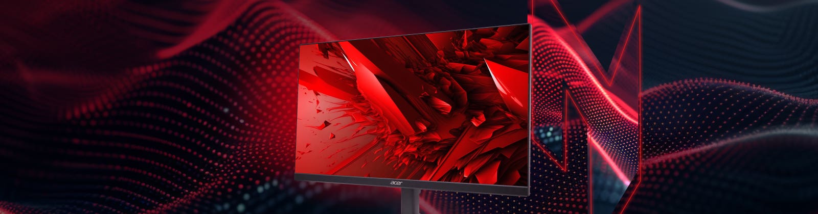 Acer Nitro 23.8インチ IPS 240Hz フルHD 0.5ms(GTG) 非光沢 sRGB 99