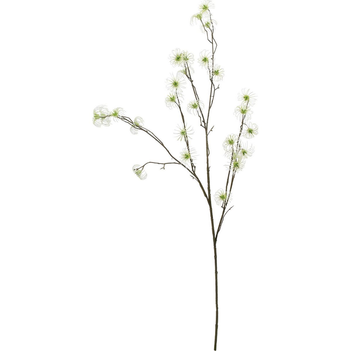 特価◎【造花】YDM/クレマチスシードブランチ ホワイトグリーン/FA