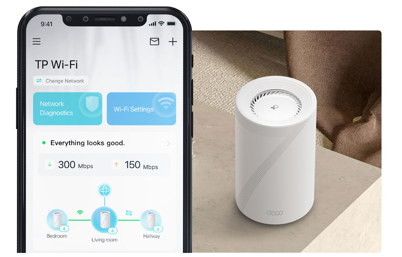 Deco BE77 | BE17000 Tri-Band Whole Home Mesh WiFi 7 System | TP