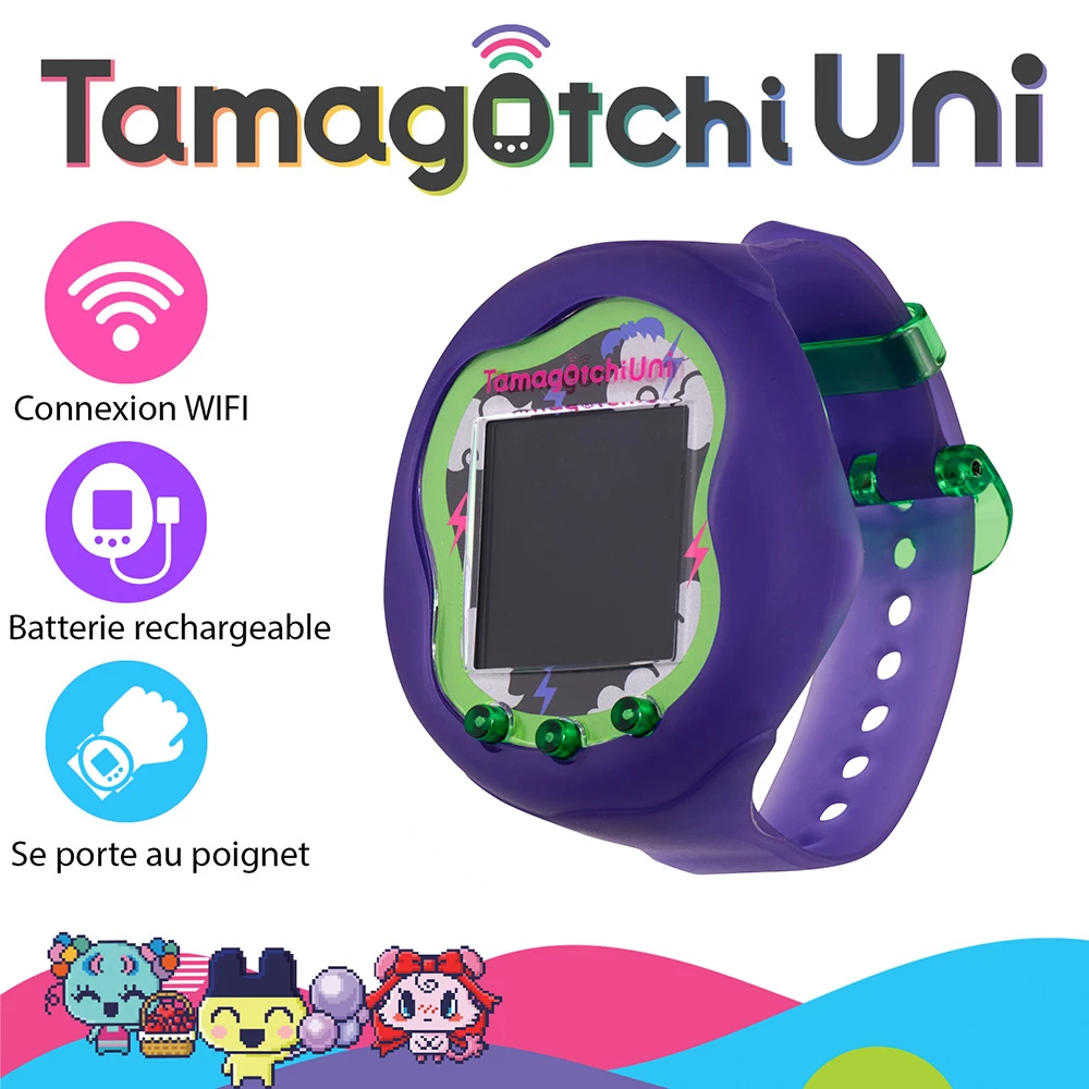 Bandai – Tamagotchi Uni – Tamagotchi Connecté avec Bracelet Montre