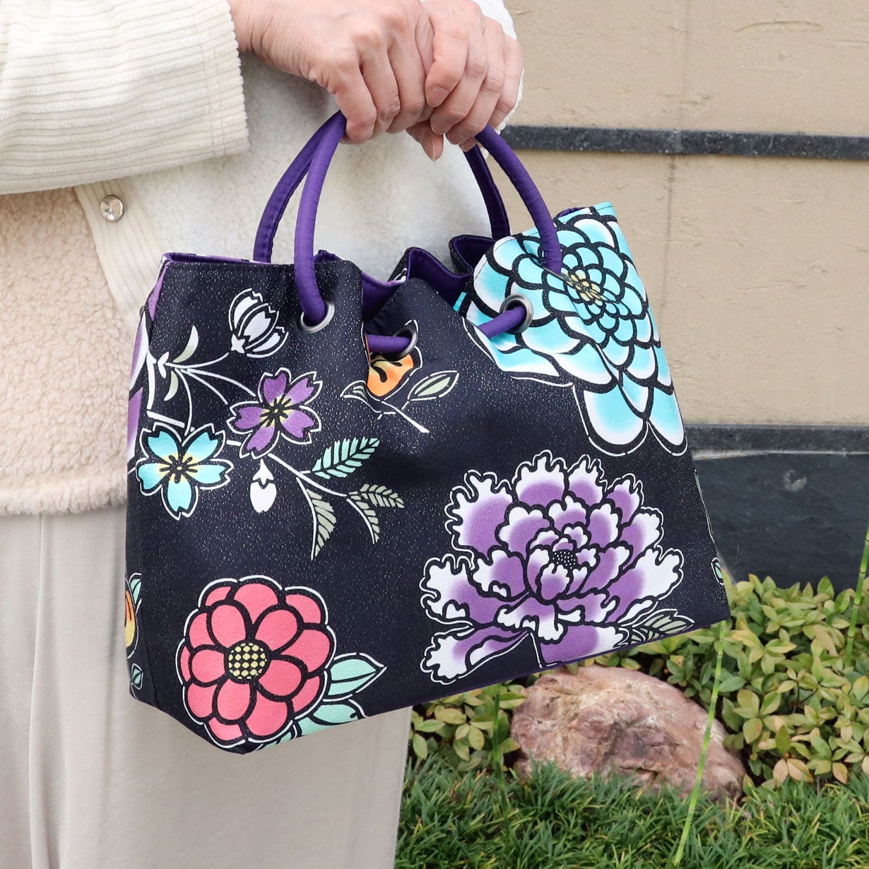 ちょっと”いいトコ”に！京都・和染紅型『栗山工房』和モダンバッグ