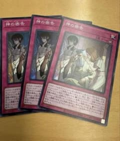 遊戯王 神の密告3枚 - メルカリ