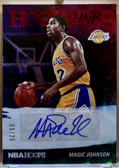 25枚限定サインカード マジック・ジョンソン Magic Johnson - メルカリ