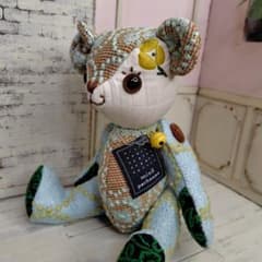 ミナペルホネン＊ハンドメイド＊ぬいぐるみ＊テディベア＊43 - メルカリ