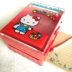 レア ハローキティ メモ帳ケース 1970-80年代当時物 昭和レトロ