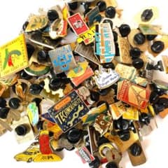 大量100個セット フランス ビンテージ ピンバッジ ピンズコレクション