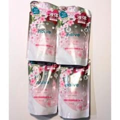 ナイーブ／ボディソープ／数量限定／さくら／液体／4袋セット - メルカリ