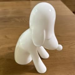 奈良美智】青森県立美術館限定「あおもり犬貯金箱」白 - メルカリ