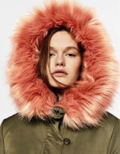 ⚛️♥幻の逸品♥⚛️人気即完売品！ZARA ザラ ピンクファーモッズ