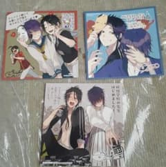 妖怪学校の先生はじめました！ 烏丸蘭丸&芦屋道満ミニ色紙(イラスト